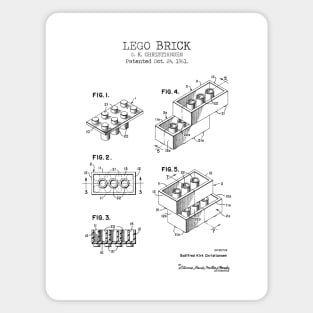 LEGO BRICK patent Magnet